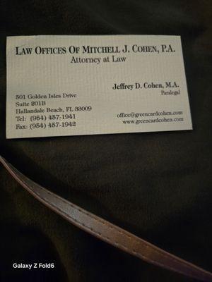 I add his card here to show you I know what I'm talking about don't trust him he doesn't even trust himself be very careful