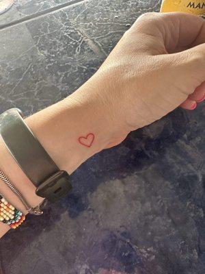 Heart tattoo