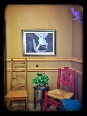 The funky waiting room