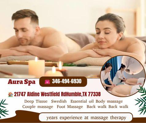 What better way to give that gift than share that gift in our inviting Couples Massage Rooms...