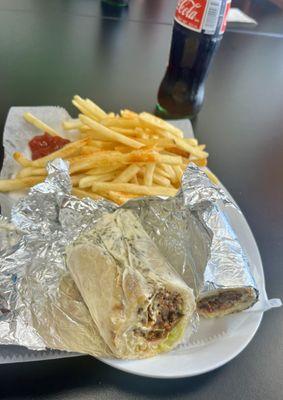 Lamb Gyro with Fries