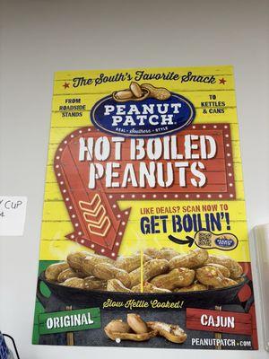 I had to try the Cajun boiled peanuts.