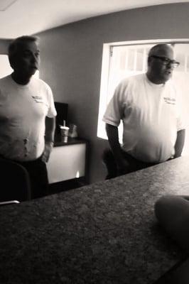 These two workers are the most rudest people ever. I really think they should get fired right away.