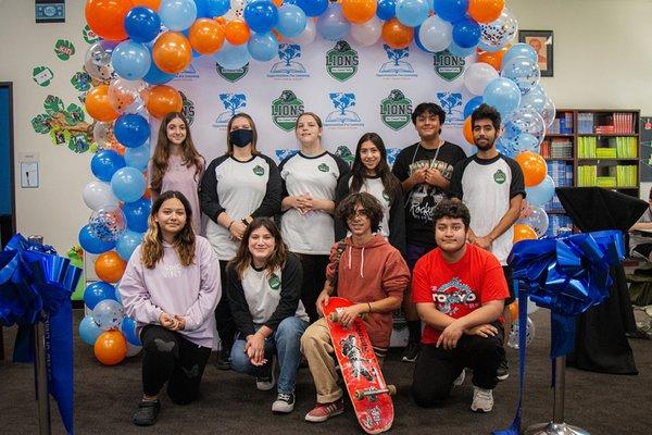 OFL-Duarte students celebrate the Grand Opening of their new campus location.