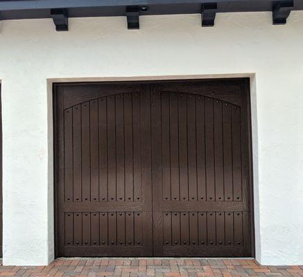 New Wood Garage Door