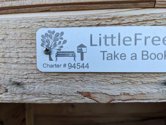 Reuben Johnson Elementary Little Free Library, McKinney