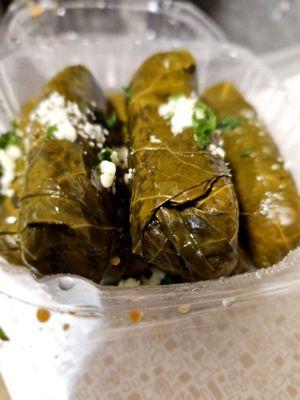 Stuffed grape leaves