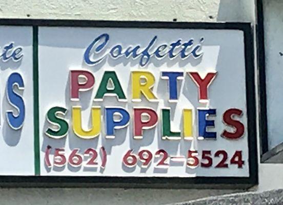 Confetti Party Supply