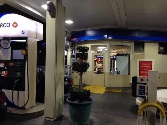 A view of the store front.