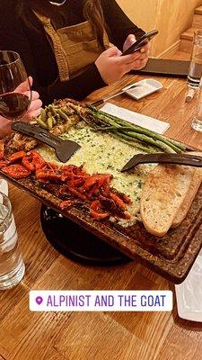 Alpinist and the Goat