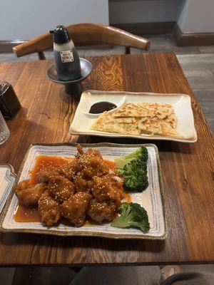 Scallion Pancakes & Sesame Chicken