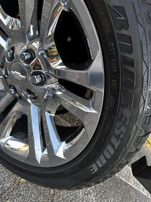 22"X9" os chrome wheel