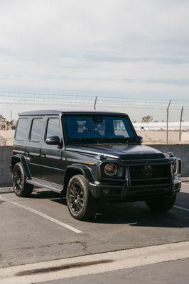 Ceramic window tinting on this MBZ G63