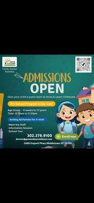 Grow & Learn Childcare and Learning Center
