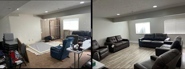 Recently remodeled this family gathering area! Very Nice!