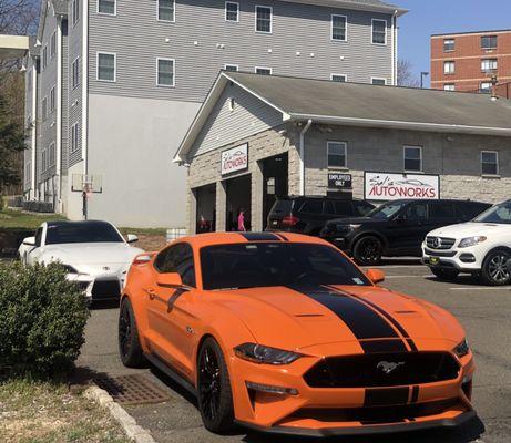 Parking lot and exterior.