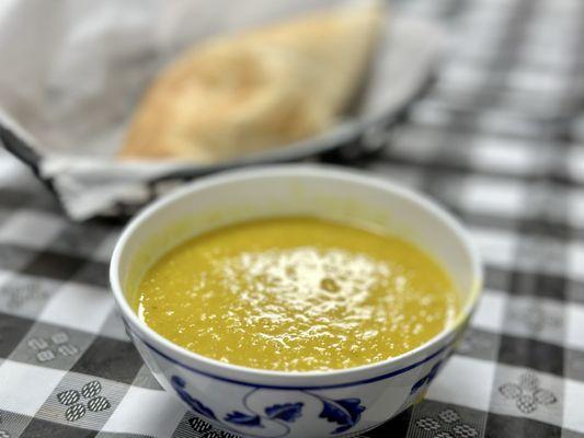 Lentils Soup & Samoon Bread @ColumbusFoodDude