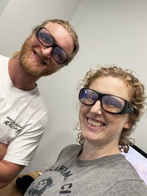 Safety goggles all around