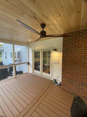 Porch renovation
