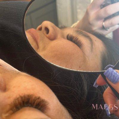 Volume lash extensions