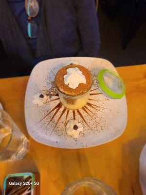 Tiramasu topped off a fabulous meal.