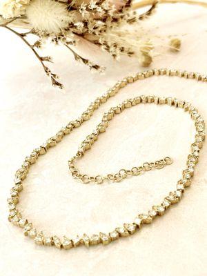 Heart and Soul Tennis Necklace, 5 carats