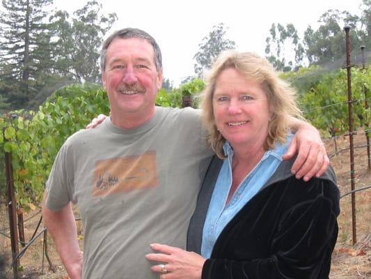 Wine Maker Jeff Libarle and wife Janet