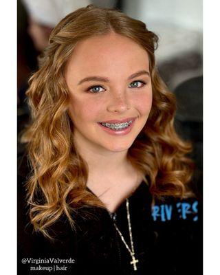 Virginia Valverde Lashes Makeup Hair