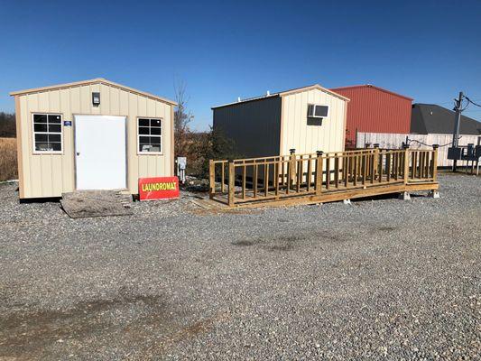 We provide for our guest a Shower Room & Launder-mat.