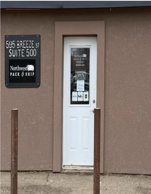 Main Entrance to Northwest Pack and Ship