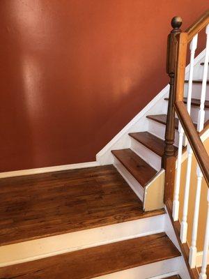Refinished steps