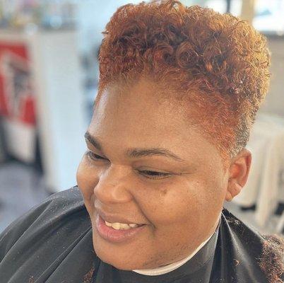 Ladies, if you like to keep your hair cut and styled low, we've got you covered! Give us a call today!
