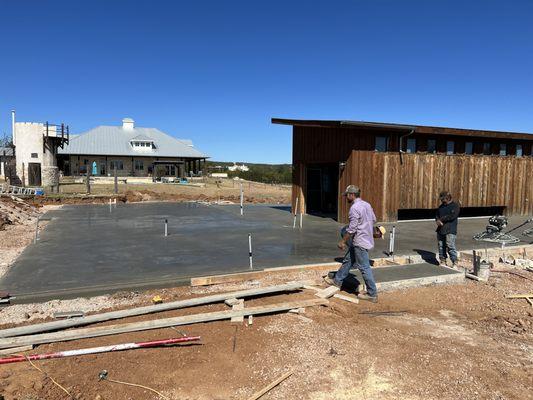 San Saba River Construction