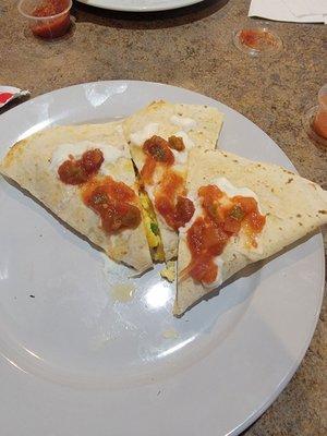 Breakfast Quesadilla.