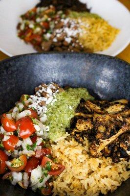 Birria and Achiote Cauliflower Meal @ Home