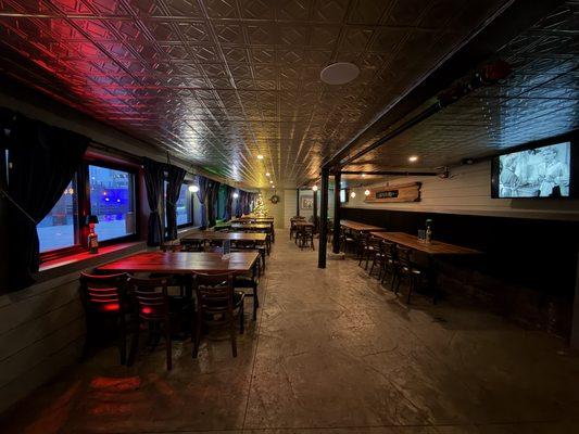Our back room in the speakeasy is available for private rental for large parties.