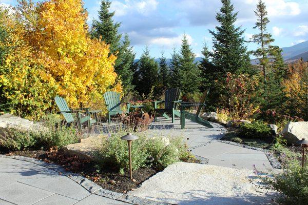 Blue Mist Granite Patio & Fire Pit