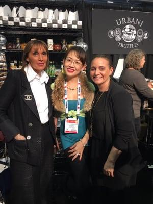 With Olga Urbani & Sabrina Notarcolina at Urbani Truffles