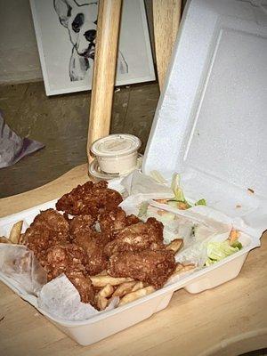 10 pc Chicken Wings Dinner Plate