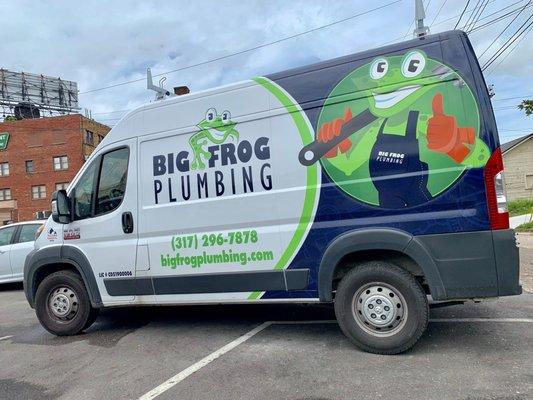 Plumbing service vans