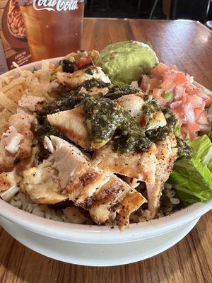 southwestern chicken bowl