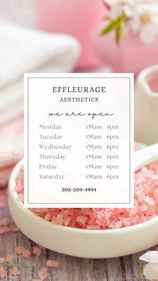 Effleurage Aesthetics