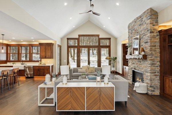 It's always exciting going into homes