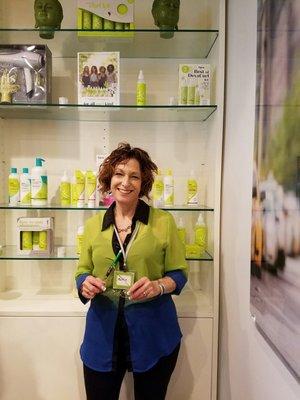 Martie is a Level 2 Advanced Hairstylist using DevaCurl's method of cutting, coloring and transforming all types of curl.