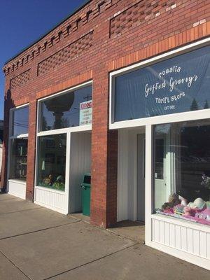 Brick frontage on Whitman St