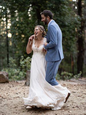 I felt incredible in my wedding dress, thanks Meg!