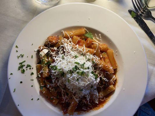 Pasta alla Norma...a traditional Sicilian dish and it was better than in Sicily. Shhh...don't tell Nonna :)