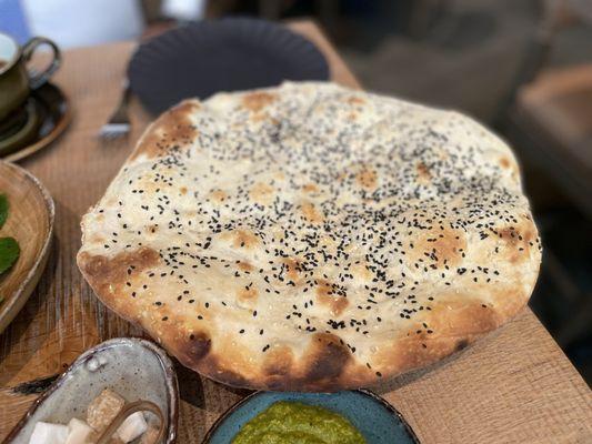 Sesame flat bread