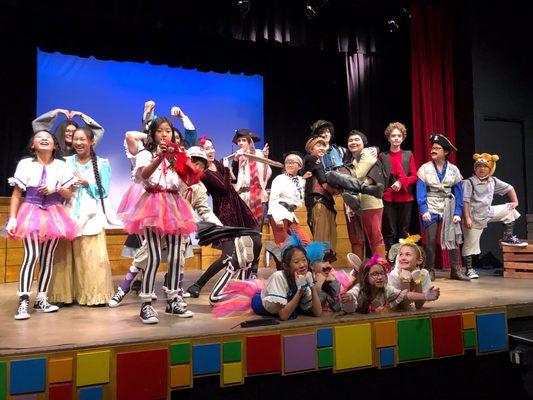 AKT Youth Repertory after a matinee of "The Pirates of Penzance" - Onstage Sierra Madre Playhouse