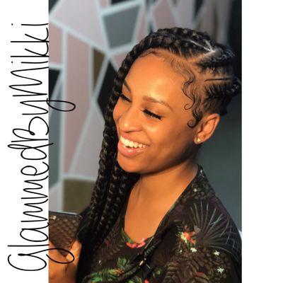 Lemonade braids by mikki look at the details pay attention to the details you have to book with her you'll love everything she does